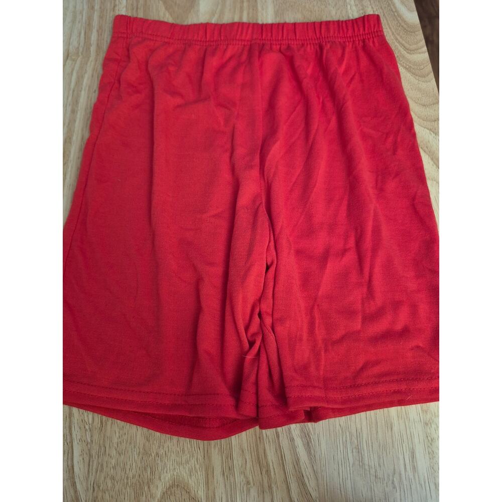 Kohl's Pajama Shorts Boys Size 6 Red Wide Leg Elastic Waist NWT 8247